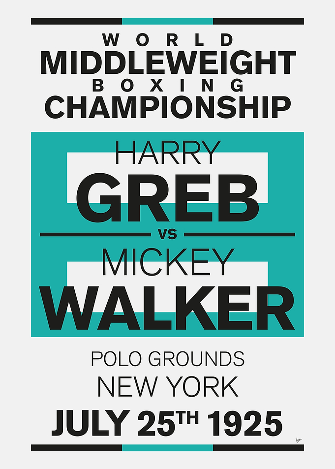 1925 Greb vs Walker