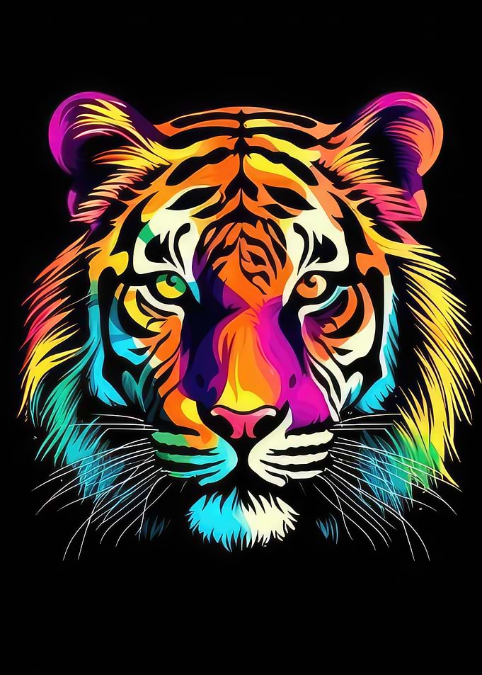 Colorful Tiger