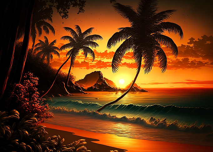 Beach sunset