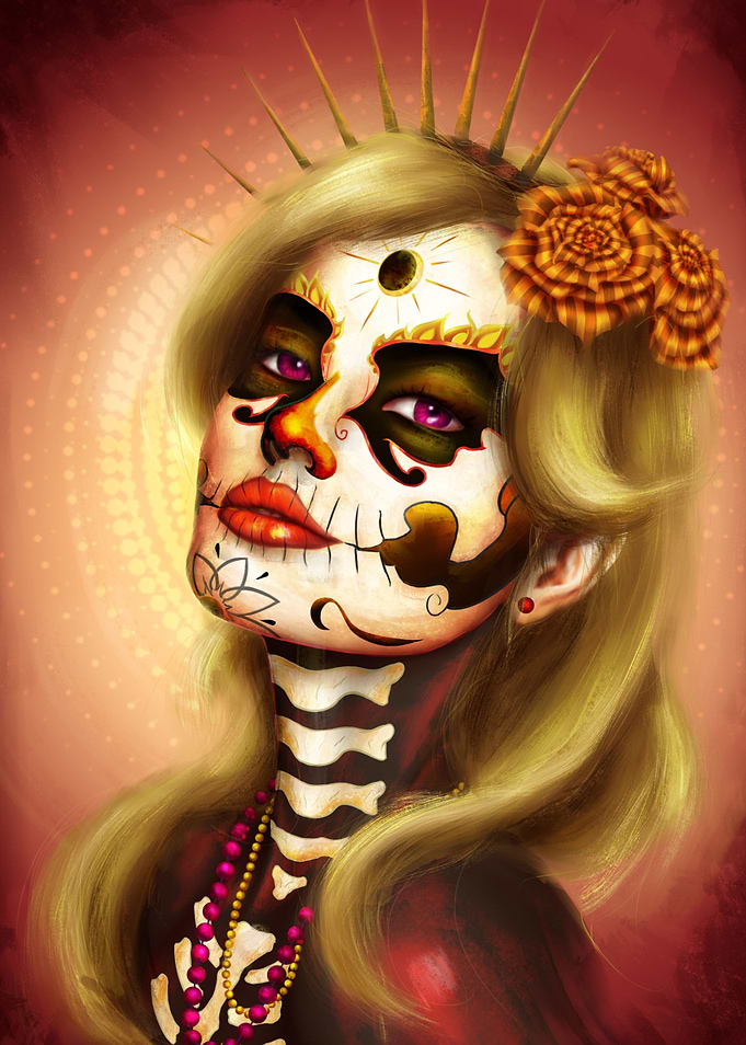 Sugar Skull Portrait 3