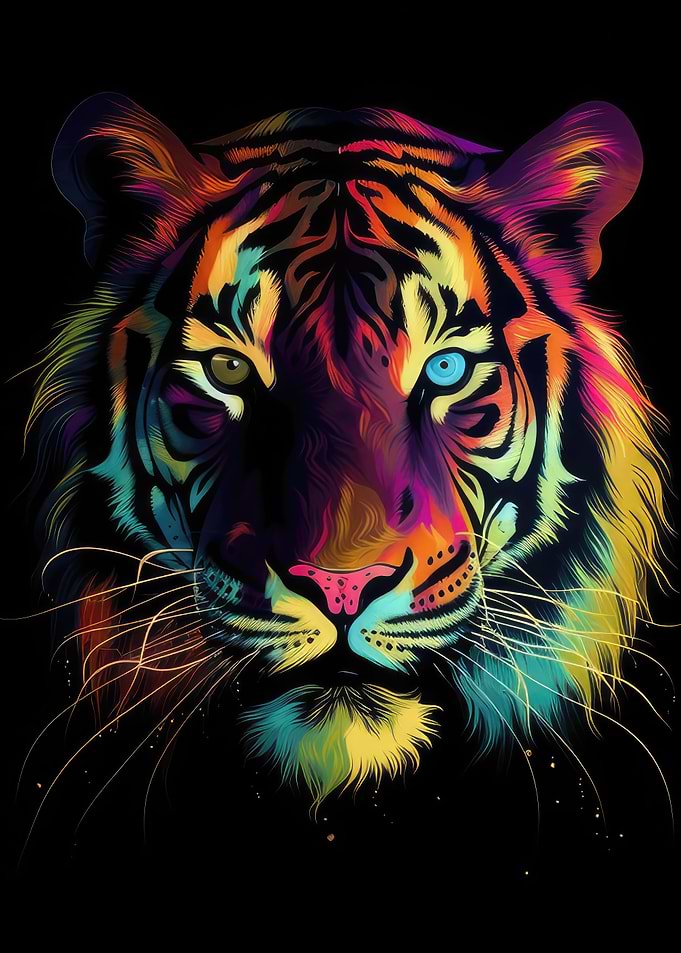 Colorful Tiger