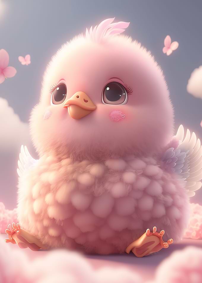 cute bird baby