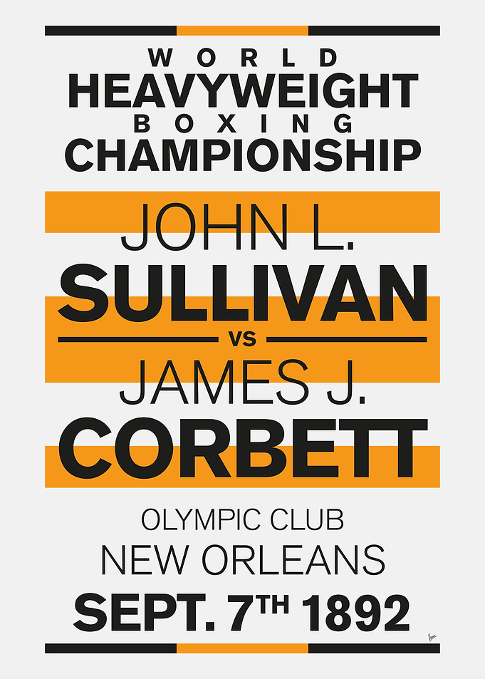 1892 Sullivan vs Corbett