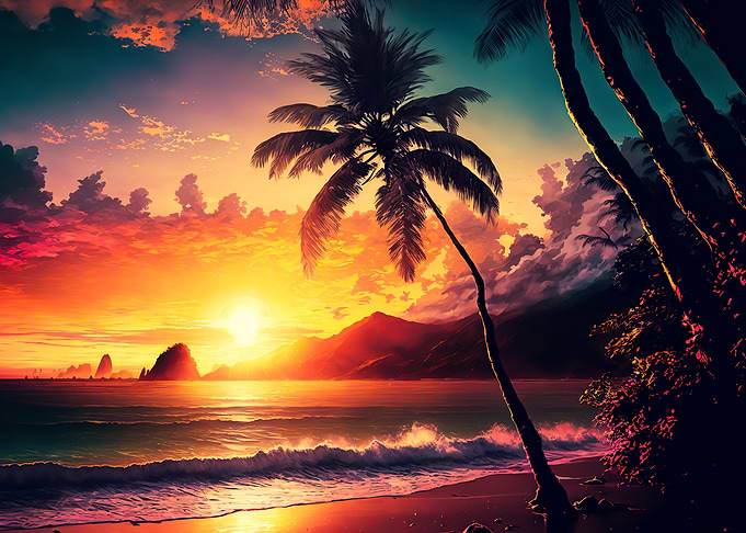 Beach sunset