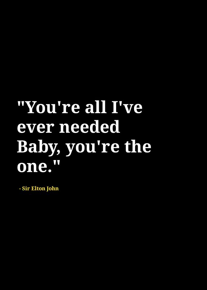 Elton John quotes
