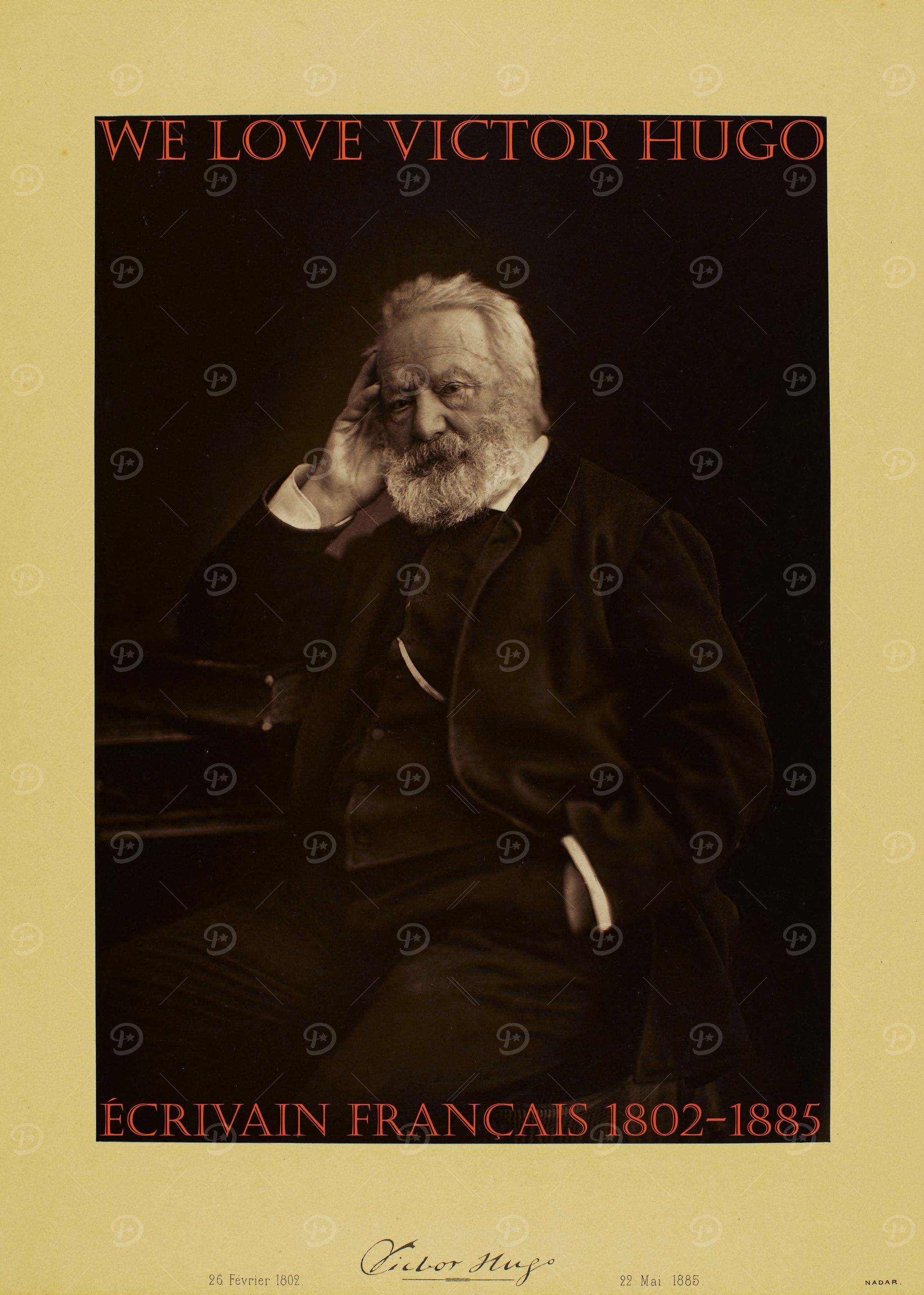 Portrait de Victor Hugo