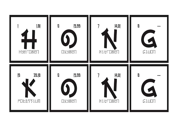 Hongkong Periodic Table