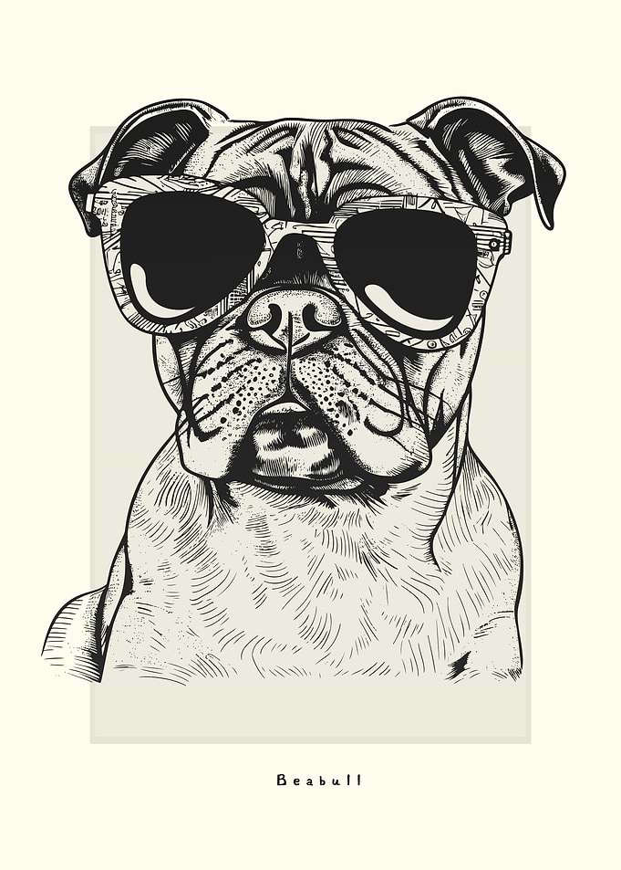 Beabull Illustration