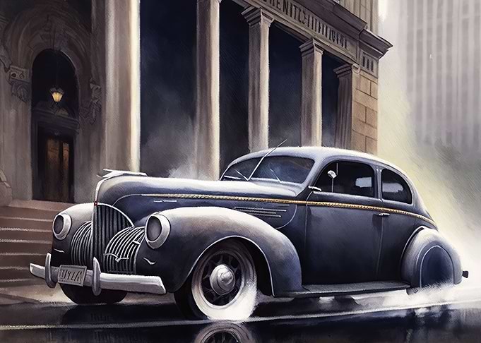 1920 Gangster Car New York
