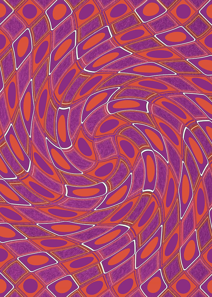 Magenta y2k swirl
