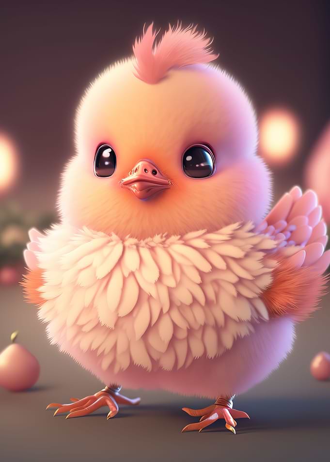 cute bird baby