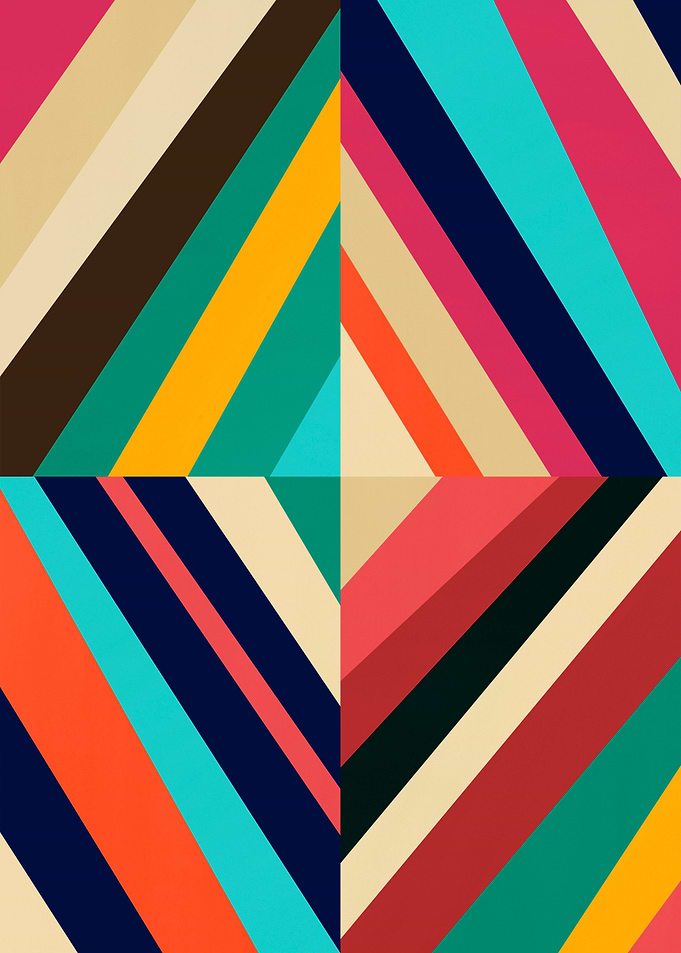 Colored strokes