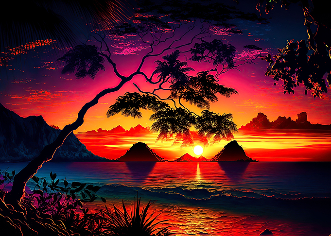 Beach sunset
