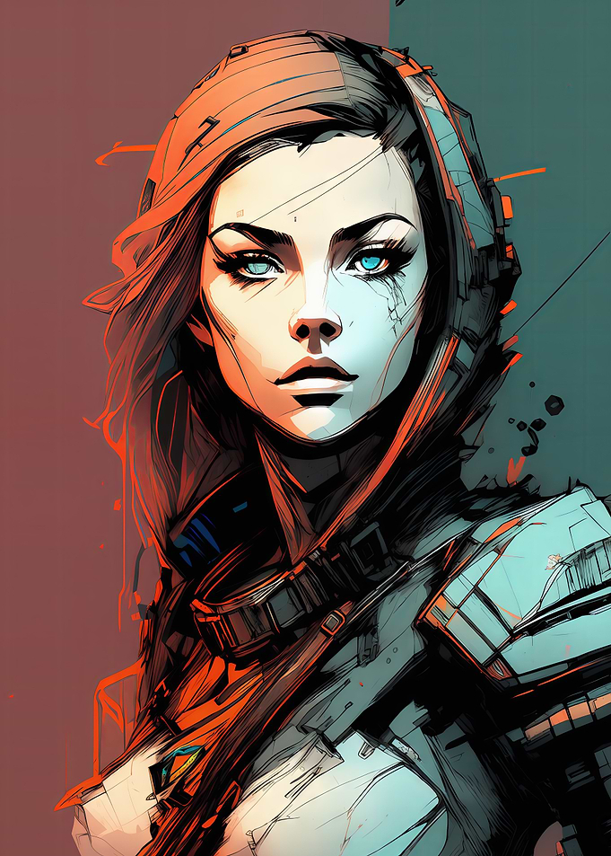 Cybertech army girl