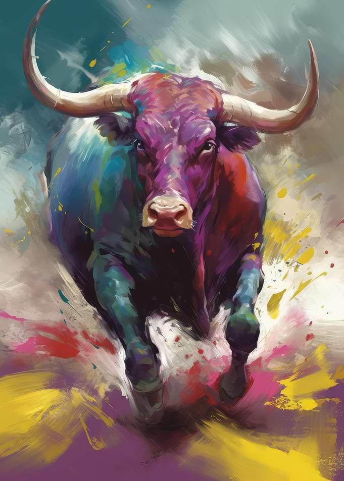 Bull on the Desert Run