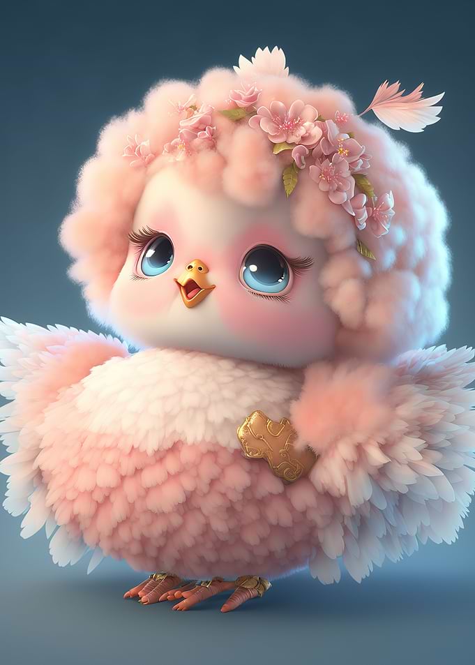cute bird baby