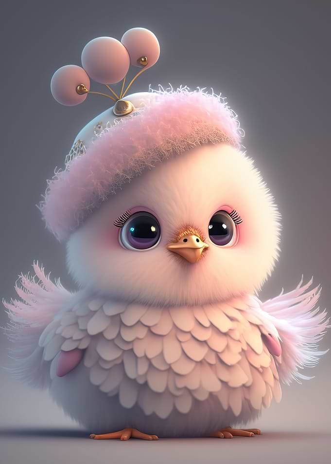 cute bird baby