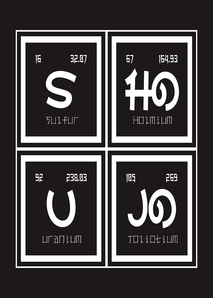 Shoujo Periodic Table