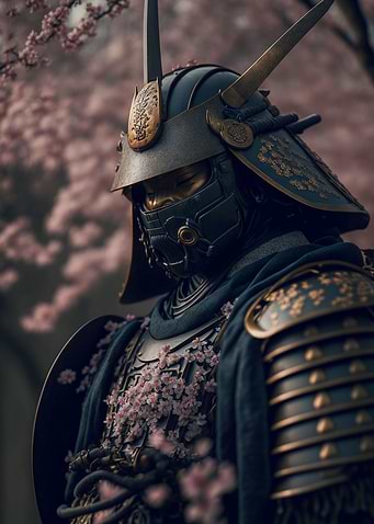 Japanese Samurai Sakura