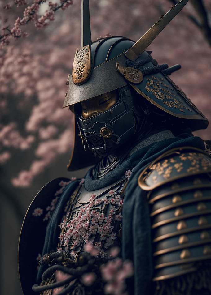 Japanese Samurai Sakura