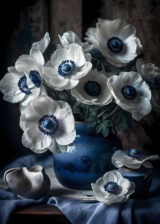 White Anemones