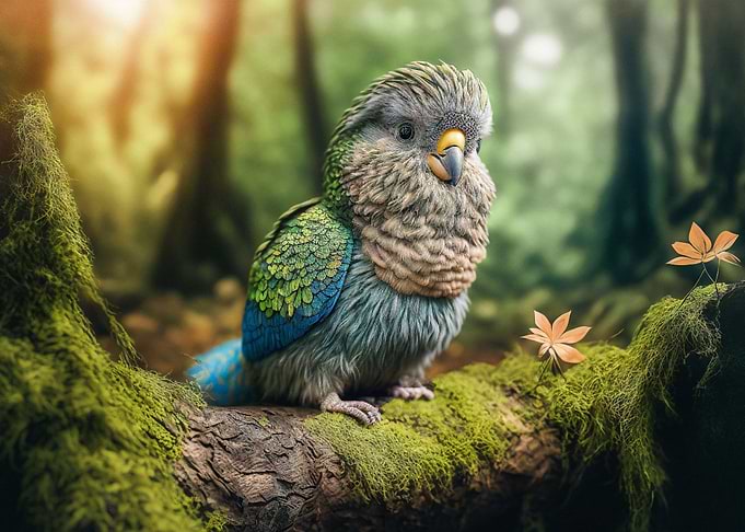 Funky parrot Dennis