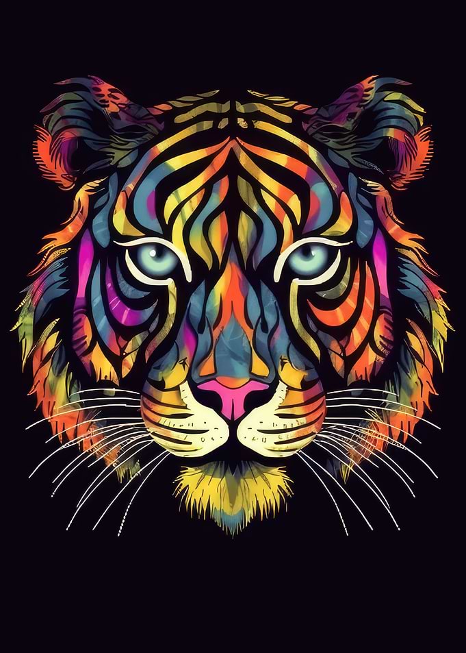 Colorful Tiger