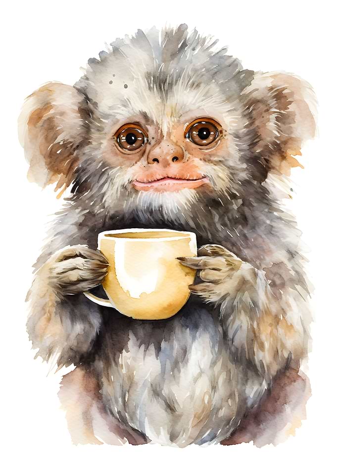 Cebuella with coffee