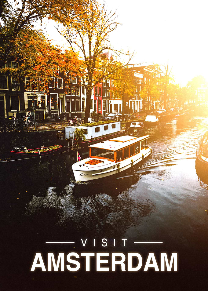 Amsterdam City Poster
