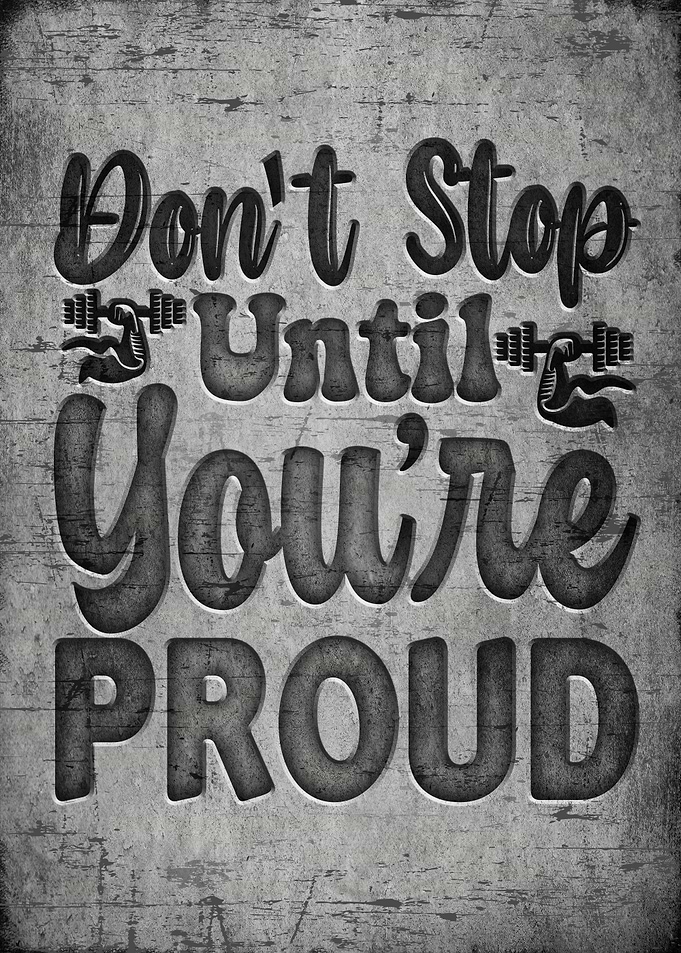 Do not stop until