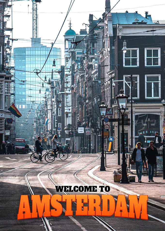 Amsterdam City Poster