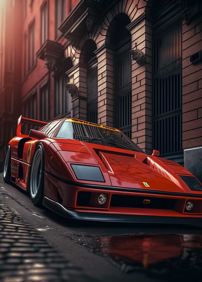 Ferrari F40 Car Front