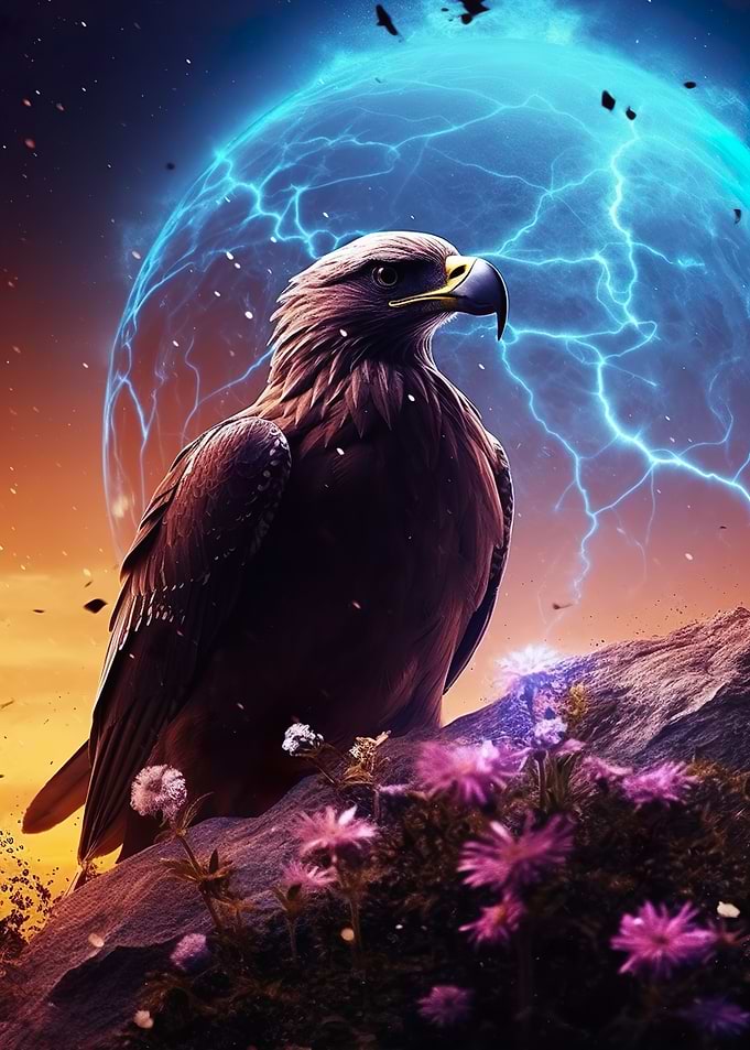 Eagle in space