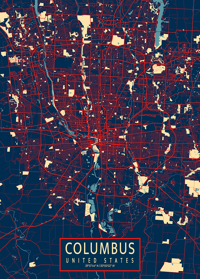 Columbus City Map Hope