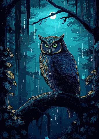 Magical owl