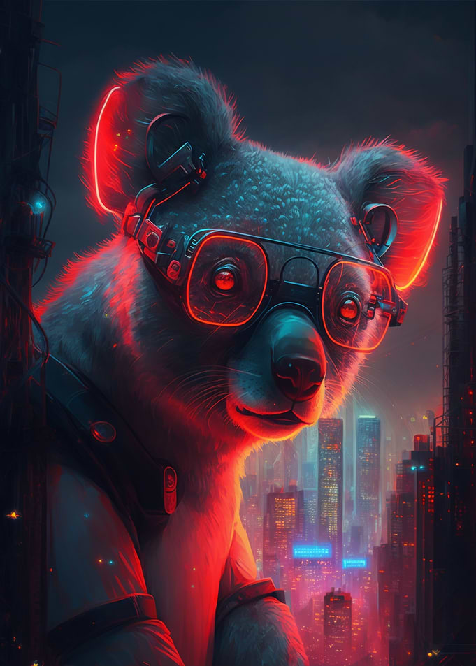 Cyberpunk Koala