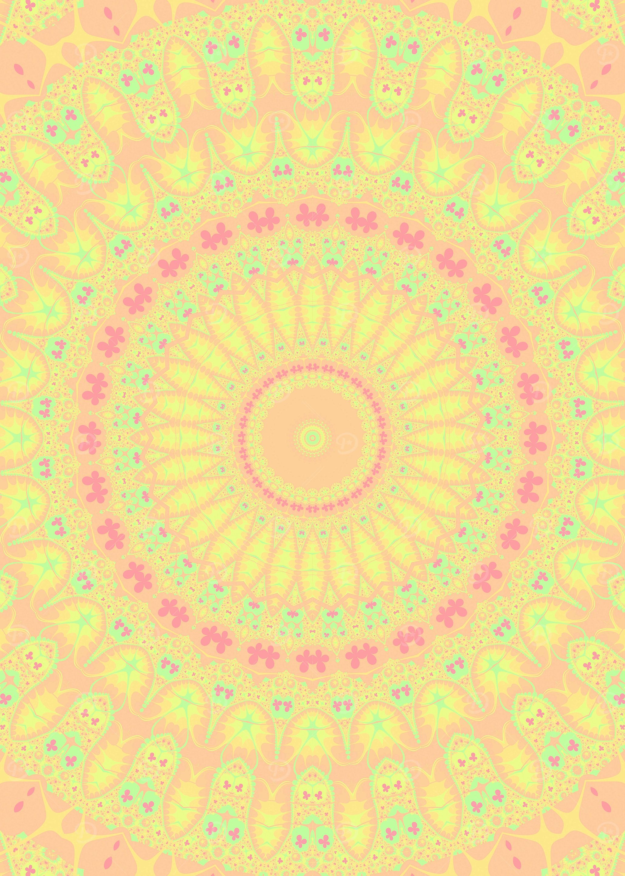Colorful Funky Mandala