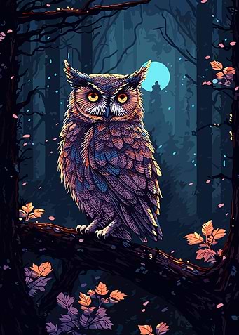 Mysterious owl
