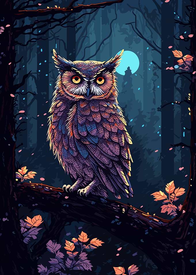 Mysterious owl