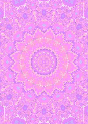 Funky Boho Pastel Mandala
