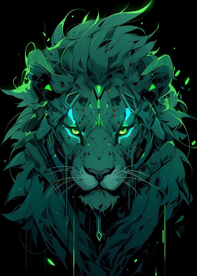 Neon Lion