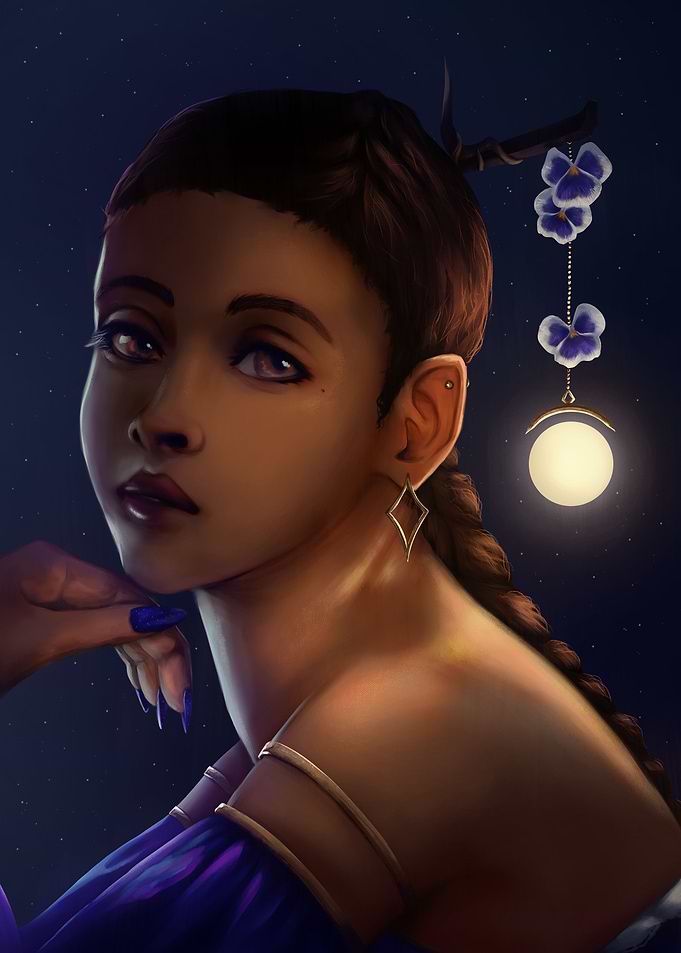 Pansy in the stars