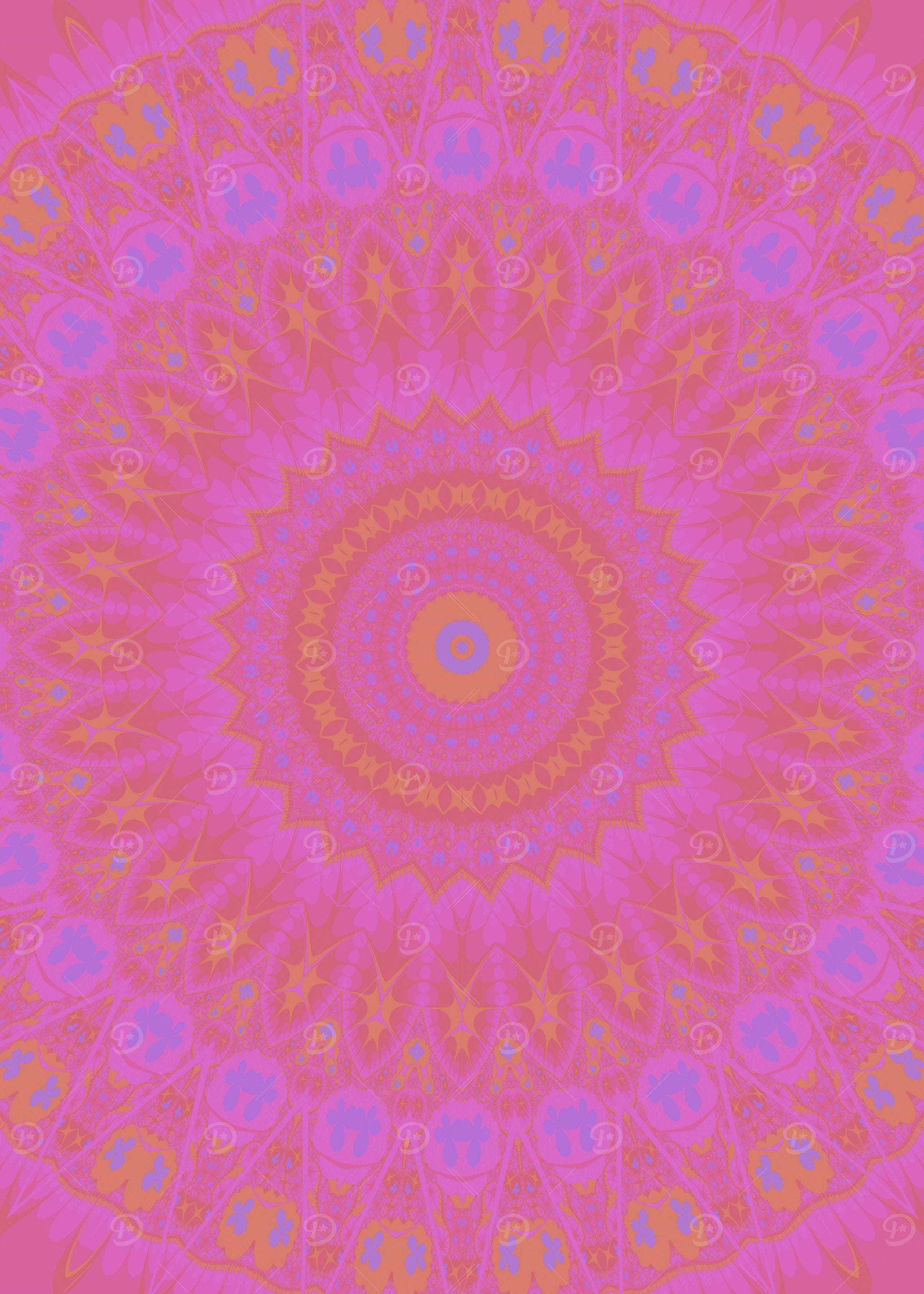 Colorful Groovy Mandala