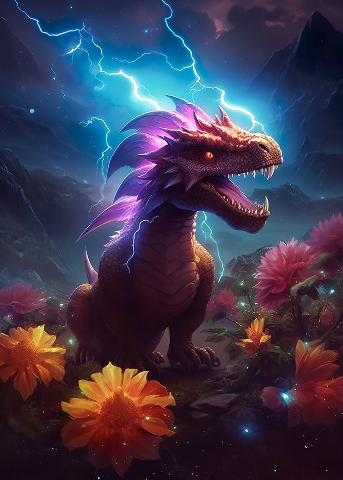 Dragon in galaxy