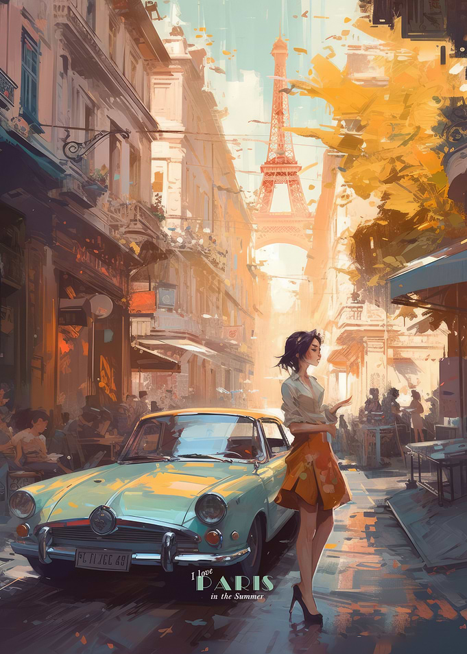Paris City Street