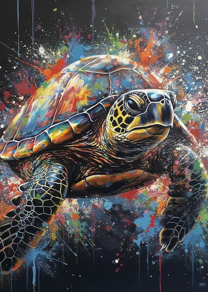 Turtle painting