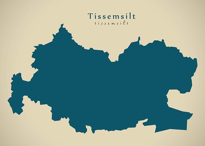 Tissemsilt province map