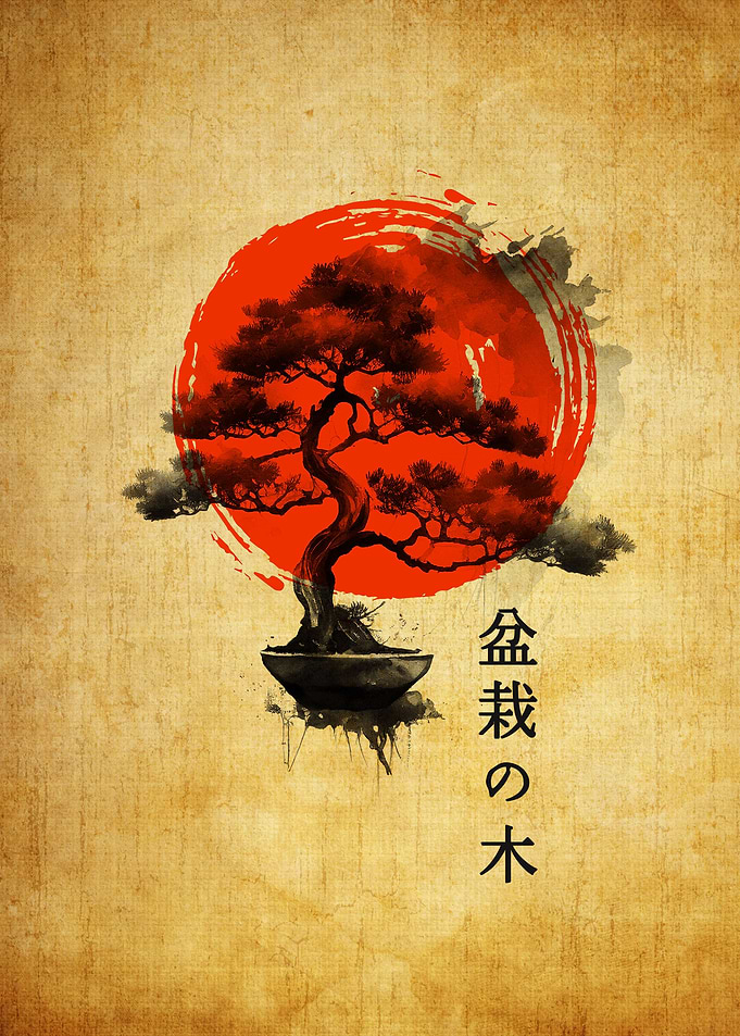 Japan Artwork Bonsai