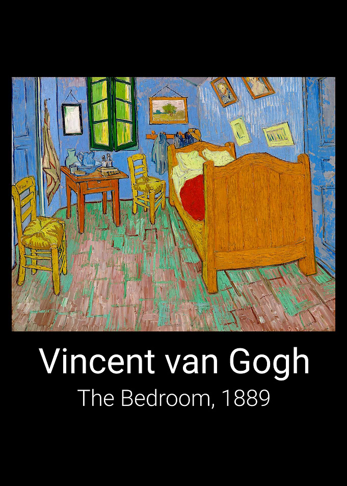 The Bedroom 1889 Van Gogh
