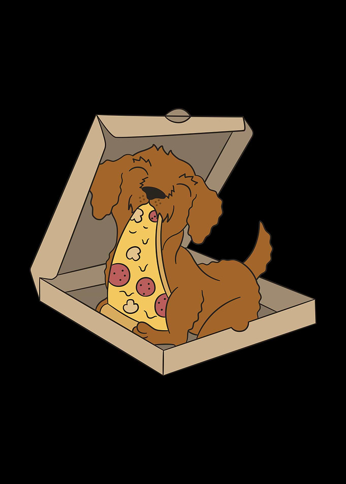 Goldendoodle Pizza